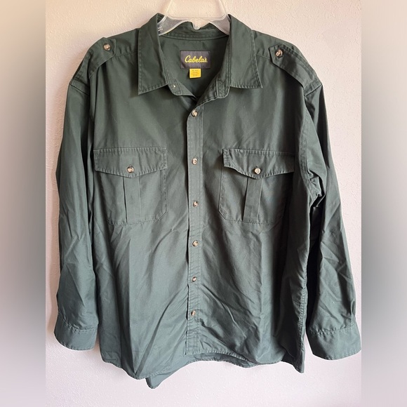 Cabela’s Long Sleeve Button Up Shirt - Picture 1 of 3